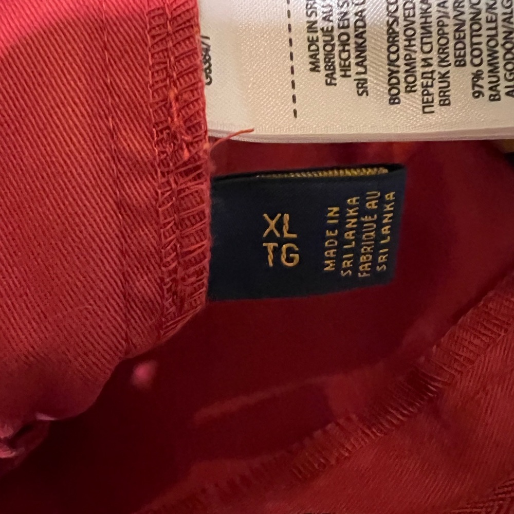 Mens Polo XL red shorts